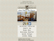 Tablet Screenshot of catalinaislandinn.com